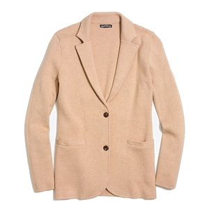 J crew mercantile XS beige sweater blazer